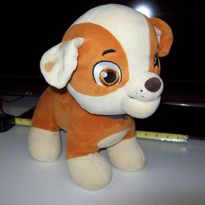 Rubble Build A Bear Nickelodeon Paw Patrol Bulldog Construction Pup Plush RARE